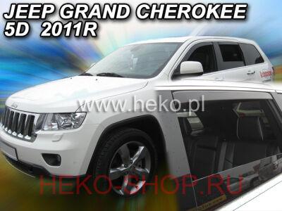 Дефлекторы боковых окон HEKO для JEEP GRAND CHEROKEE IV (WK2) 2010-